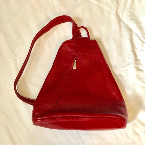 clarks red bag